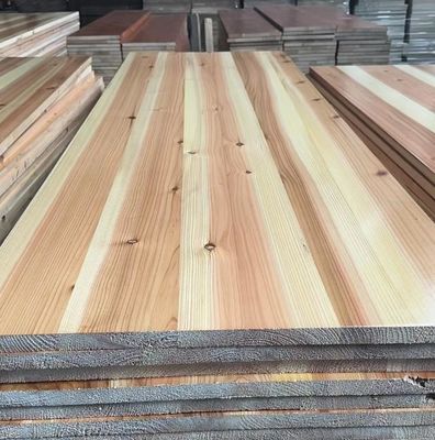 12-30mm AB Grade Custom Painted Solid Wood Joint Panel για το δένδρο κέδρου