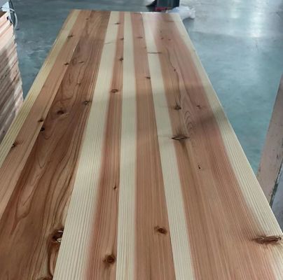 12-30mm AB Grade Custom Painted Solid Wood Joint Panel για το δένδρο κέδρου