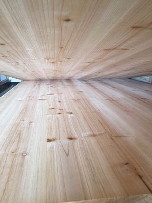 12-30mm AB Grade Custom Painted Solid Wood Joint Panel για το δένδρο κέδρου