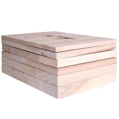 Φυσικό χρώμα Paulownia Taekwondo Breaking Board για αθλητικό εξοπλισμό