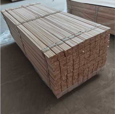 Paulownia Batten Square Triangle Chamfer ξύλινες λωρίδες με δυνατότητα λύσης έργων