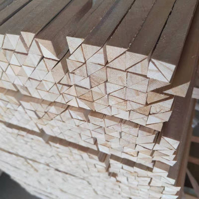 11 mm x 11 mm ξύλινα τεντώματα παυλοβίνια τριγωνικά ξύλινα λωρίδια με περιεκτικότητα σε υγρασία 8%-12%