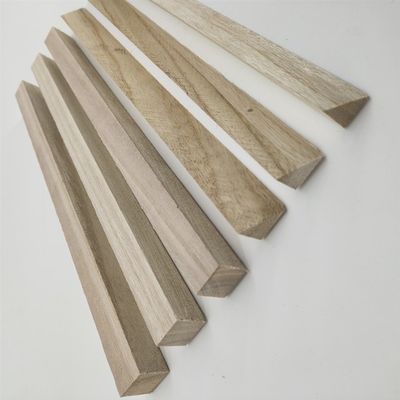 11 mm x 11 mm ξύλινα τεντώματα παυλοβίνια τριγωνικά ξύλινα λωρίδια με περιεκτικότητα σε υγρασία 8%-12%