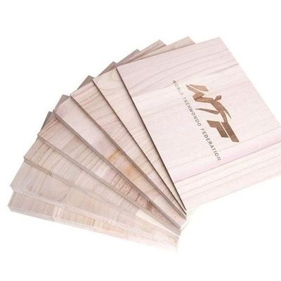 Προσαρμοσμένο λογότυπο 225X300MM Πάουλοβάνια Πίνακες σπάσματος Για Καράτε Ταεκουόντο