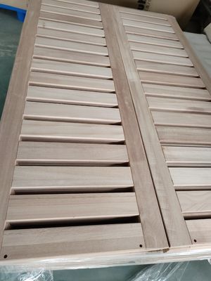 100-1220mm πλάτος Φραμα κρεβατιού από στερεό ξύλο με προσαρμοσμένο πάχος και πλάκες από ξύλο ποπλού