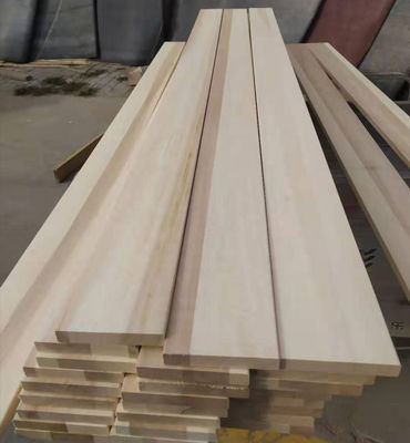 Προσαρμοσμένο μέγεθος 3-50mm Paulownia ξύλινες λωρίδες για λύσεις έργων Περιεκτικότητα σε υγρασία 8%-12%