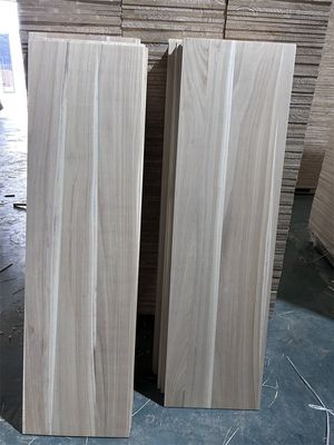 Προσαρμοσμένο μέγεθος Paulownia Solid Lumber ξύλο για το φυσικό ξύλο ή λευκό φινίρισμα
