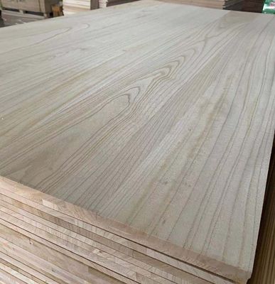 100% πιστοποιημένη από την FSC 3mm-50mm Paulownia ξύλινη σανίδα για κατασκευή ειδικών επίπλων